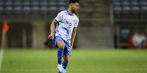 Ο Τζορτζ Μπάλντοκ με τη φανέλα της Εθνικής