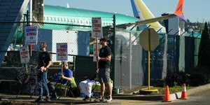 Απεργοί εργαζόμενοι της Boeing στις ΗΠΑ