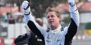 Ο Μπραντ Πιτ στο Grand Prix της Formula 1 στο Μεξικό