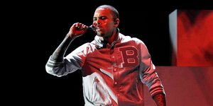 Ο Κρις Μπράουν σε συναυλία