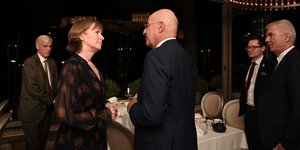 Συνάντηση Νίκου Δένδια με την γενική διευθύντρια των Imperial War Museums