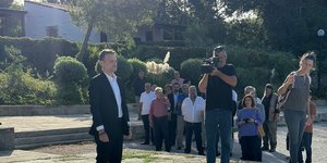 Ο Χάρης Δούκας στα Χανιά