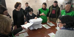 Καταμέτρηση ψήφων στην Γεωργία
