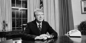 Ο Τζίμι Κάρτερ στο οβάλ γραφείο