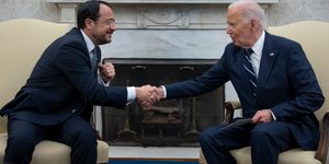 Cyprus President Mr. Nikos Christodoulides met with US President Mr. Joe Biden