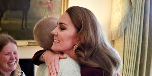 Η Κέιτ Μίντλετον με την έφηβη Λιζ