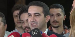 Ο Μιχάλης Κατρίνης σε δηλώσεις για το αποτέλεσμα του α' γύρου των εκλογών του ΠΑΣΟΚ