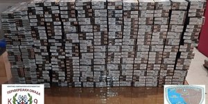 Τα λαθραία τσιγάρα που εντόπισαν οι αρχές στην Ηγουμενίτσα