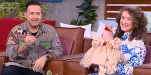 Ο Μαυρίκιος Μαυρικίου και η Ιλάειρα Ζήση με την κόρη τους