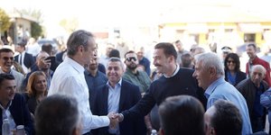 Ο πρωθυπουργός, Κυριάκος Μητσοτάκης στον Έβρο