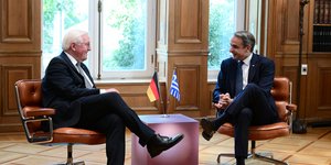 Kυριάκος Μητσοτάκης και Φρανκ Βάλτερ Σταϊνμάιερ