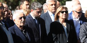 Ο Νίκος Ανδρουλάκης στο μνημόσυνο για τα 3 χρόνια από τον θάνατο της Φώφης Γεννηματά