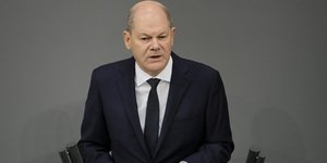 Ο Γερμανός καγκελάριος Όλαφ Σολτς