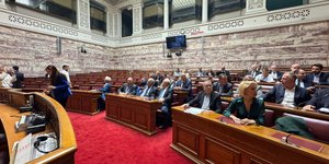 Ολοκληρώθηκε η συνάντηση Παπαθανάση με γαλάζιους βουλευτές -Στο επίκεντρο ανάπτυξη και στήριξη της κοινωνίας