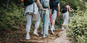 Πεζοπόροι στο βουνό