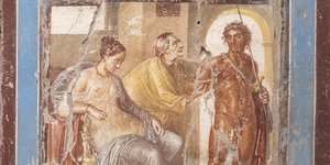 Τοιχογραφία σε σπίτι στην Πομπηία 