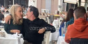 Στα Χανιά με τη νέα του σύντροφο ο Απόστολος Λύτρας/Φωτογραφία: zarpanews