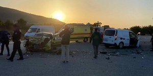 Τα ΙΧ που ενεπλάκησαν στο τροχαίο στο Αγρίνιο