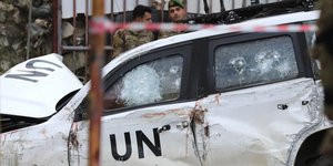 Όχημα των Ηνωμένων Εθνών στον Λίβανο