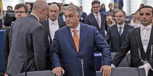 Ο Βίκτορ Όρμπαν στο Ευρωκοινοβούλιο 
