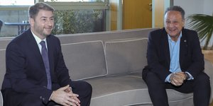 Συνάντηση Ανδρουλάκη-Αγγελίδη στη Θεσσαλονίκη