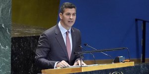 Ο πρόεδρος της Παραγουάης, Σαντιάγο Πένια 