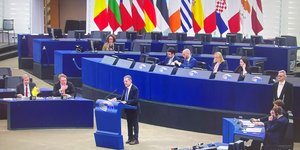 Ο Γιώργος Αυτιάς μιλάει στο Ευρωκοινοβούλιο