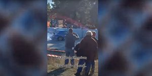 Η στιγμή του ατυχήματος στην 8η Ανάβαση Ελασσόνας