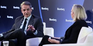 Ο πρωθυπουργός Κυριάκος Μητσοτάκης συμμετέχει σε εκδήλωση του Bloomberg με τίτλο «The New Era of Greek Banking»