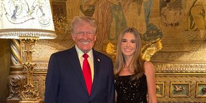 Ο Ντόναλντ Τραμπ με την εγγονή του, Κάι