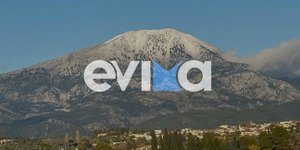 Τα πρώτα χιόνια στην Εύβοια