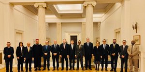 Γεραπετρίτης στους επικεφαλής των αραβικών διπλωματικών αποστολών: Η Ελλάδα θα εργαστεί για την ειρήνη στη Μ. Ανατολή
