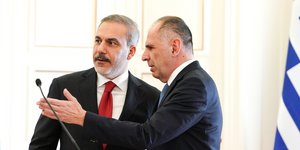 Χακάν Φιντάν και Γιώργος Γεραπετρίτης