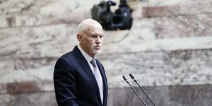 Ο Γιώργος Παπανδρέου στη Βουλή