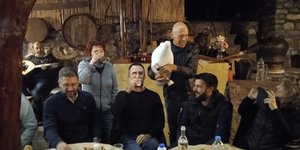 ο Αλέξης Χαρίστης στο Φόδελε Ηρακλείου 