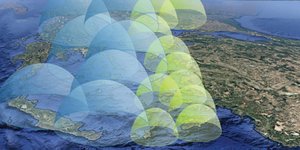 Γραφιστική απεικόνιση του ελληνικού Iron Dome