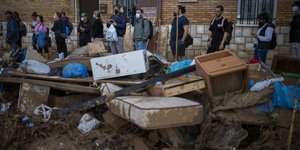 Φωτογραφία από τις πλημμυρισμένες περιοχές της Ισπανίας