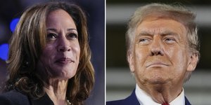 H Καμάλα Χάρις και ο Ντόναλντ Τραμπ