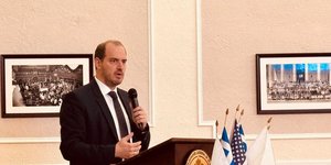 Ο υφυπουργός Εξωτερικών, Γιώργος Κώτσηρας σε ομιλία στις ΗΠΑ