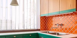 Η κουζίνα του σπιτιού της μετά την ανακαίνιση στην οποία υποβλήθηκε και είναι ανοιχτή πλέον για το κοινό