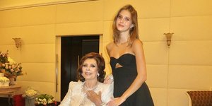 Η Σοφία Λόρεν και η εγγονή της Λουτσία-Σοφία Πόντι