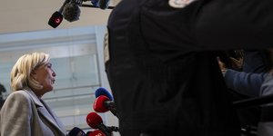 Η επικεφαλής της γαλλικής ακροδεξιάς, Μαρίν Λεπέν