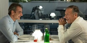 Κυριάκος Μητσοτάκης και Μάικ Πομπέο δειπνούν στην Cookoovaya