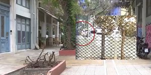 Το σημείο όπου έγινε η θανατηφόρα τροχαίο παράσυρση στο κέντρο της Αθήνας