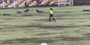 Η στιγμή λίγο μετά το χτύπημα του κεραυνού στο Περού