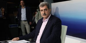 Ο Παύλος Πολάκης στο debate των υποψήφιων προέδρων του ΣΥΡΙΖΑ στην ΕΡΤ