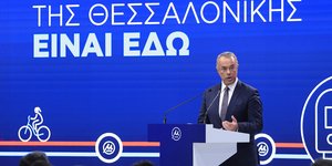 Χρήστος Σταϊκούρας στα εγκαίνια του μετρό