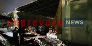 Καταστροφές από τον ανεμοστρόβιλο στην Άρτα