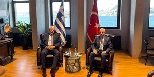 O Χρήστος Στυλιανίδης με τον Αμπτουλκαντίρ Ουράλογλου
