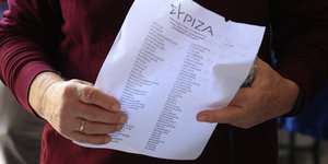 Ψηφοδέλτιο για εκλογή συνέδρων του ΣΥΡΙΖΑ 